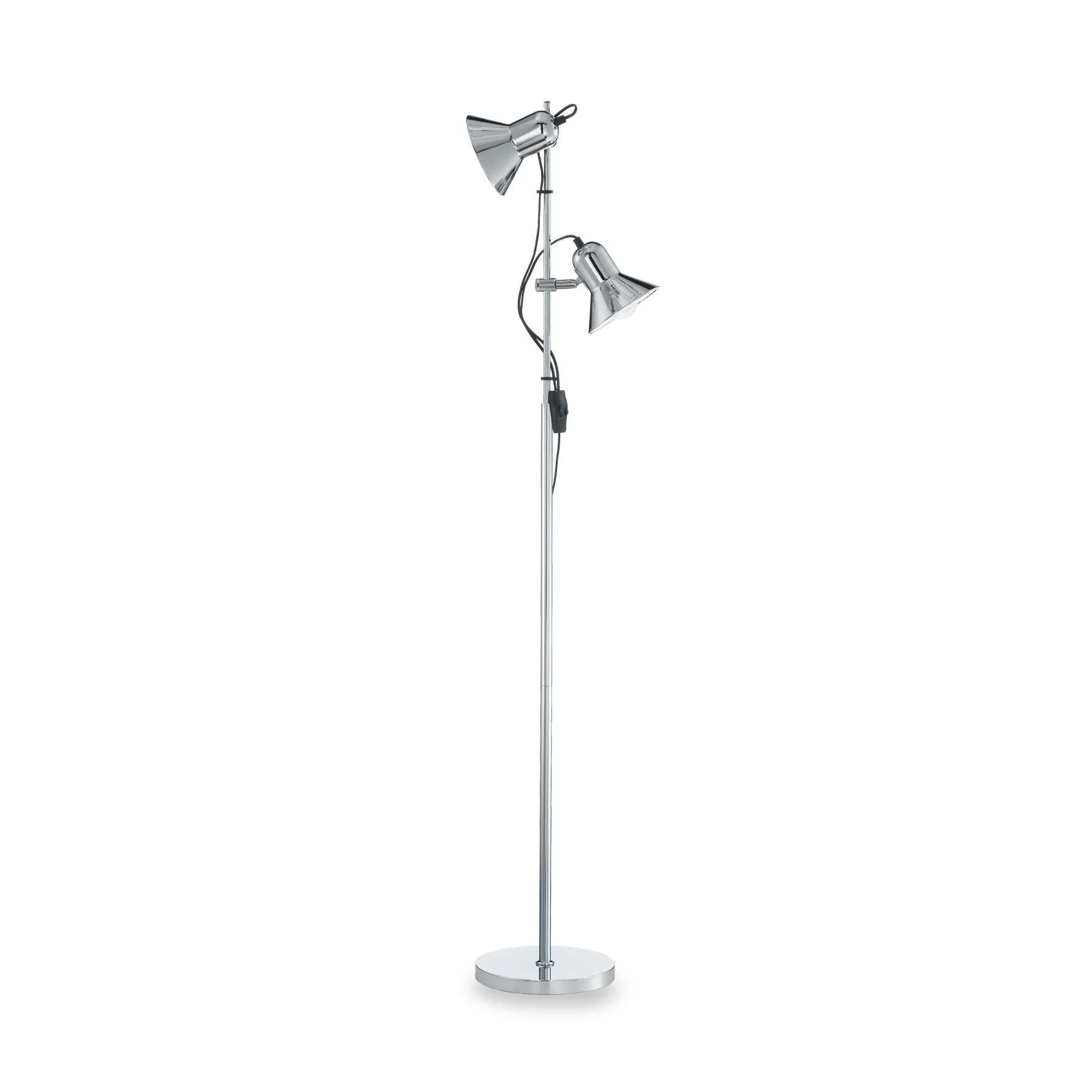 Polly Table Lamp - Silver/Chrome/Black Finish - Image 2