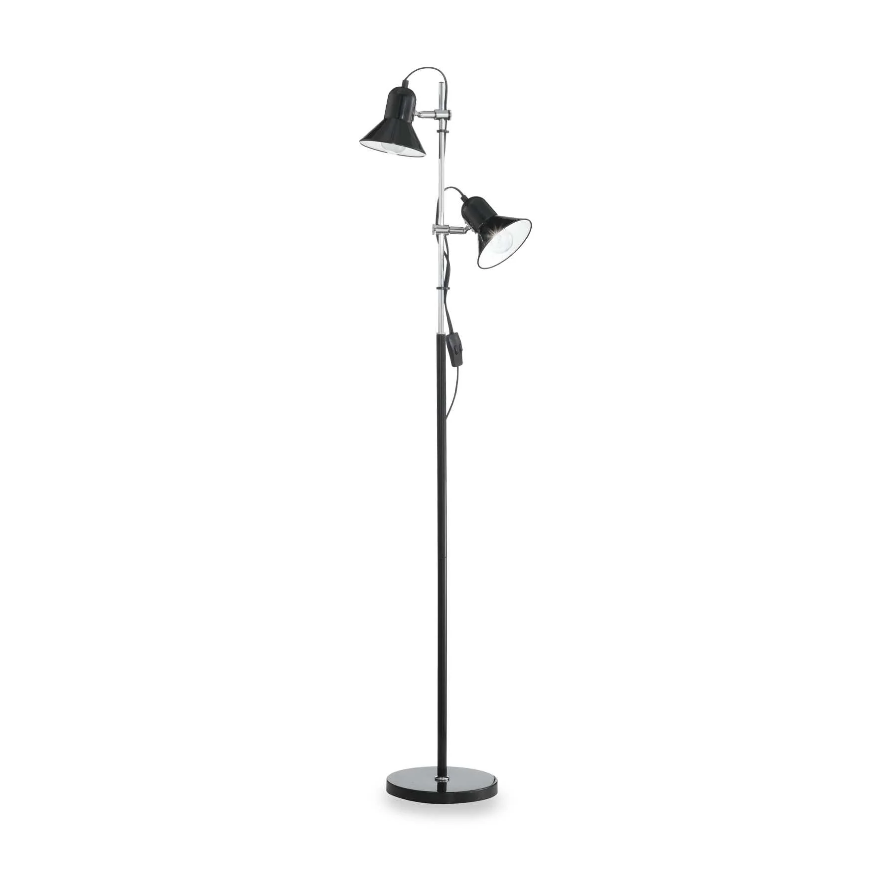 Polly Table Lamp - Silver/Chrome/Black Finish - Image 3