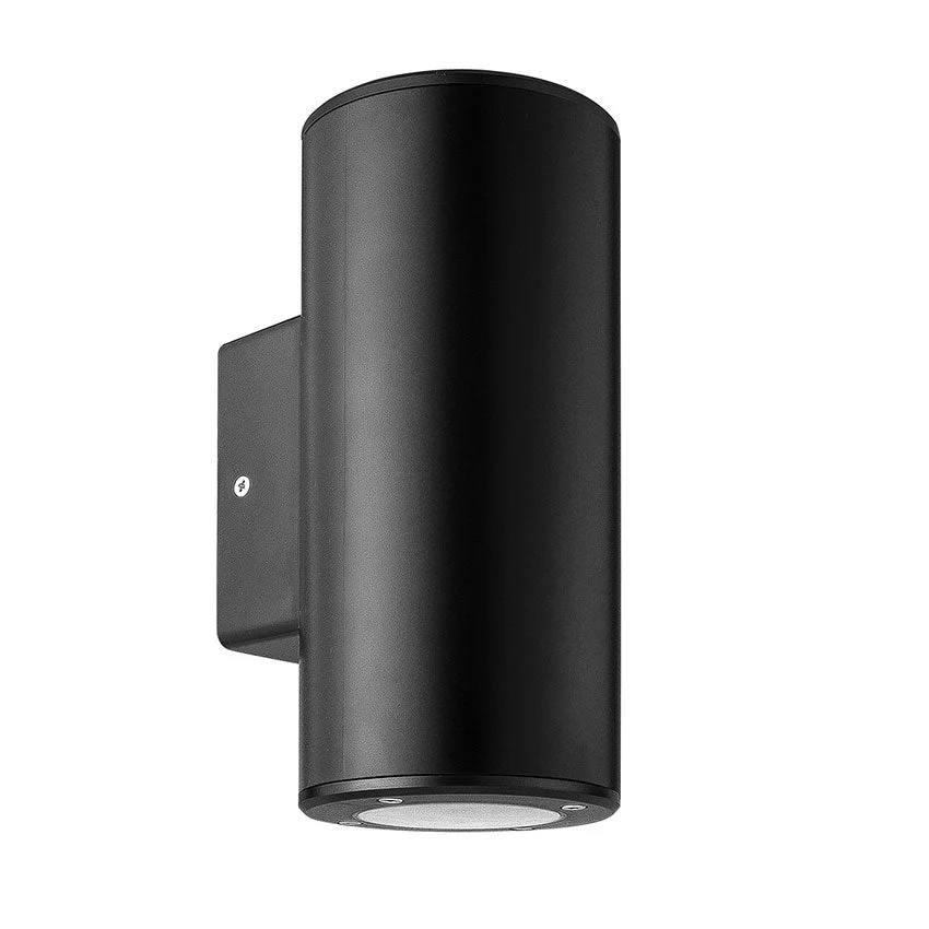 Polycarbonate Corrosion Proof Outdoor Up/Down Wall Light - Black/Grey Finish - Image 2