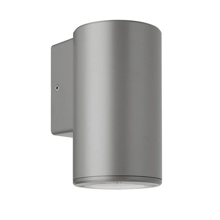 Polycarbonate Corrosion Proof Outdoor Up/Down Wall Light - Black/Grey Finish - Image 3