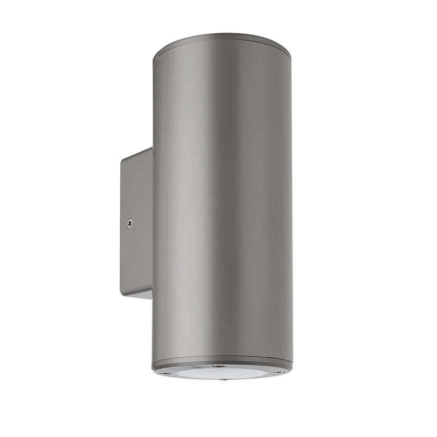 Polycarbonate Corrosion Proof Outdoor Up/Down Wall Light - Black/Grey Finish - Image 4