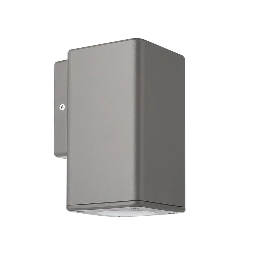 Polycarbonate Corrosion Proof Outdoor Up/Down Wall Light - Black/Grey Finish - Image 2