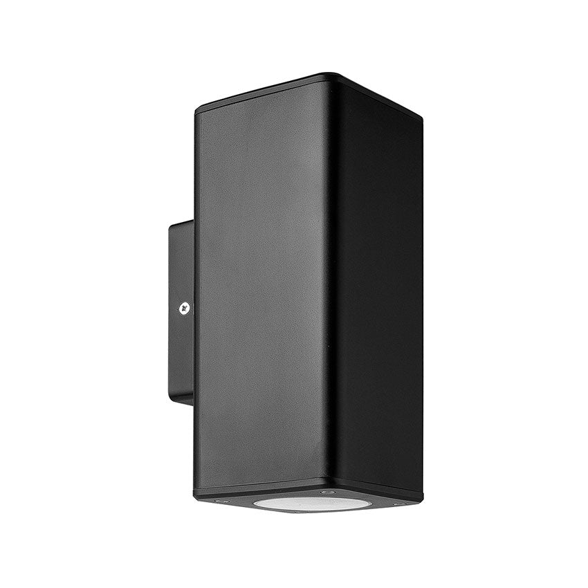 Polycarbonate Corrosion Proof Outdoor Up/Down Wall Light - Black/Grey Finish - Image 3