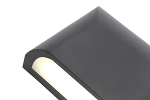 Poole Outdoor LED Rectangular Down Wall Light - Image 3