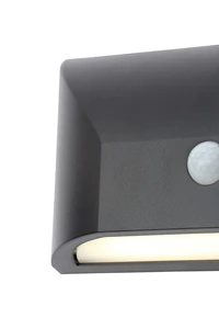 Poole Outdoor LED Rectangular w PIR Sensor Wall Light - Image 3