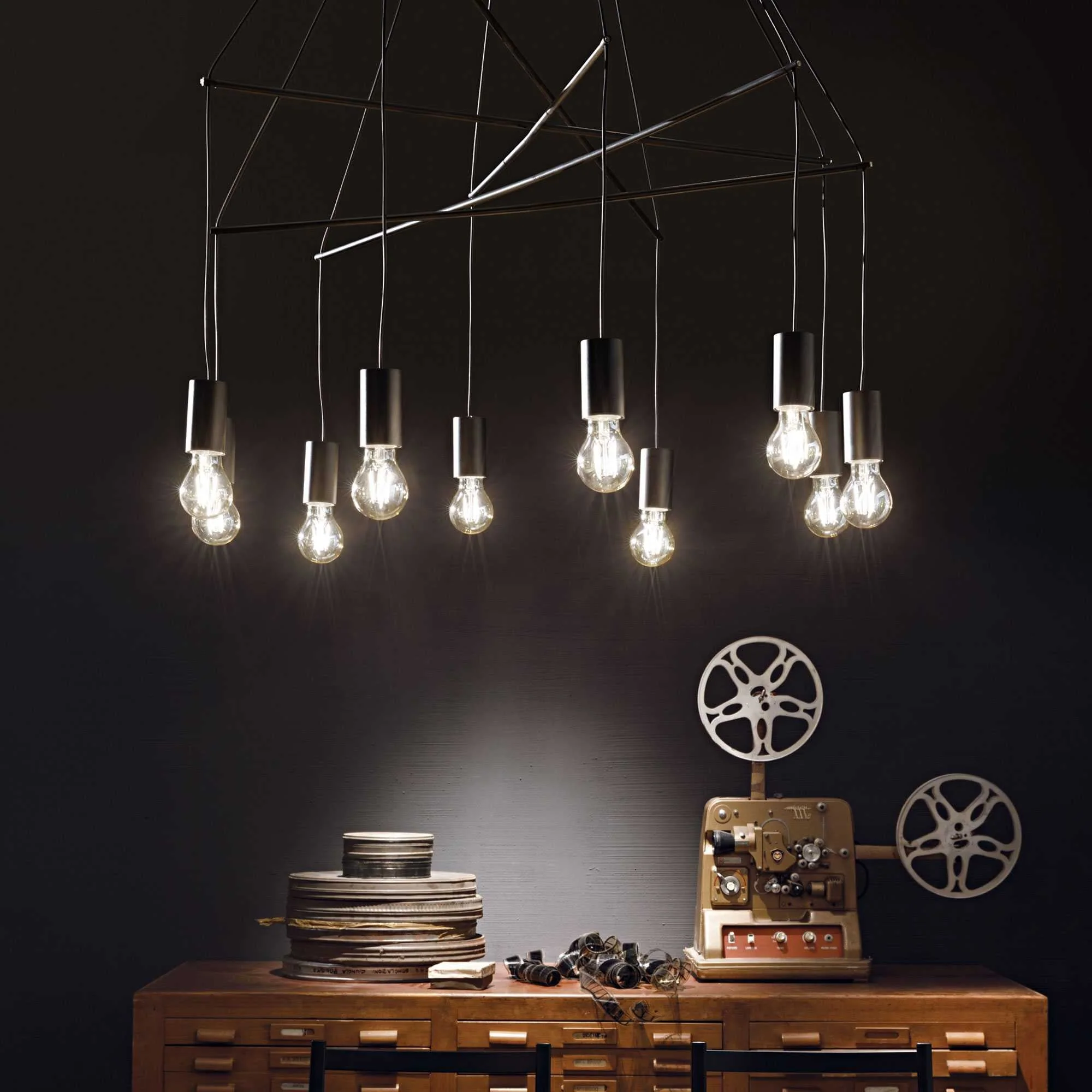 Pop Centre Ceiling Light - Black Finish - Image 3
