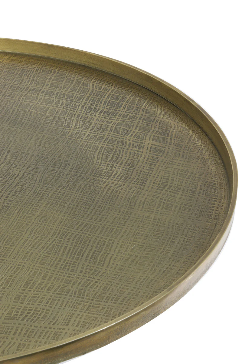 Popeta Coffee Table - Antique Bronze Finish - Image 4