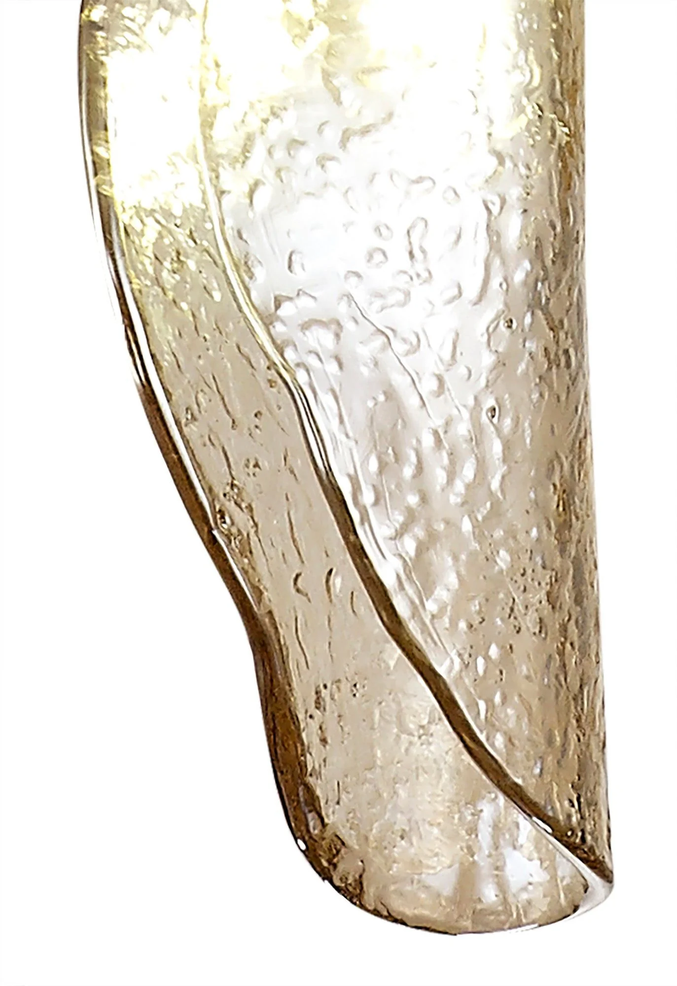 Poro Pendant, Brass/Polished Chrome & Cognac Glass - Image 5