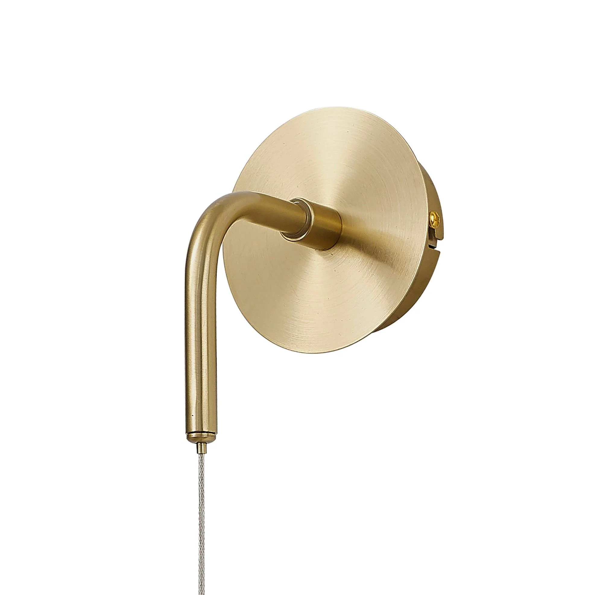 Poro Wall Light, 1 x G9, Brass/Polished Chrome & Cognac Glass - Image 2