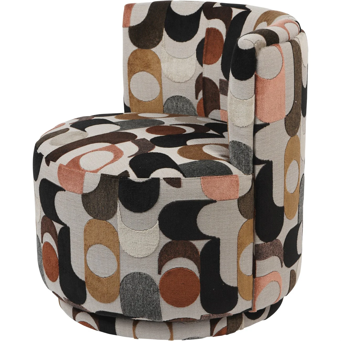 Portico Belgian Velvet Swivel Chair - Image 2