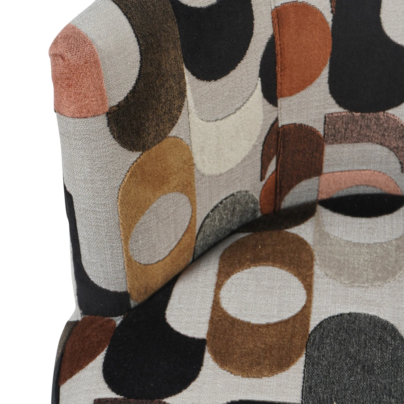 Portico Belgian Velvet Swivel Chair - Image 3