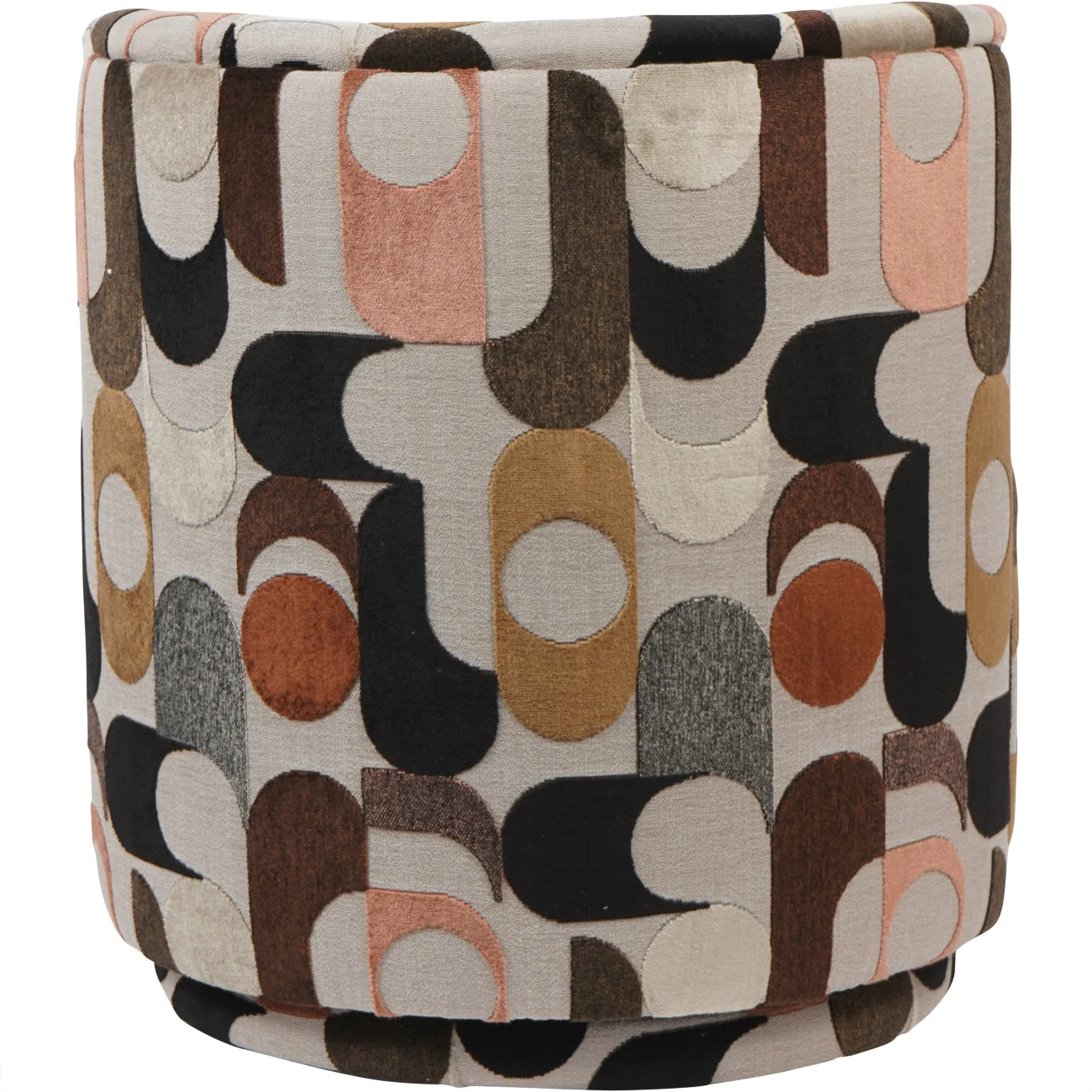 Portico Belgian Velvet Swivel Chair - Image 4