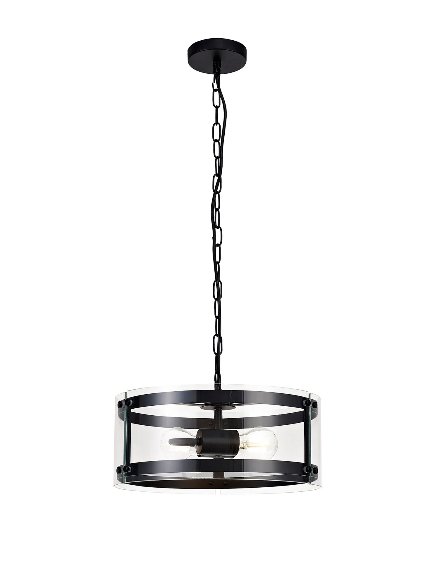 Portland 2/4Lt Centre Ceiling Light - Various Finishes - Image 2