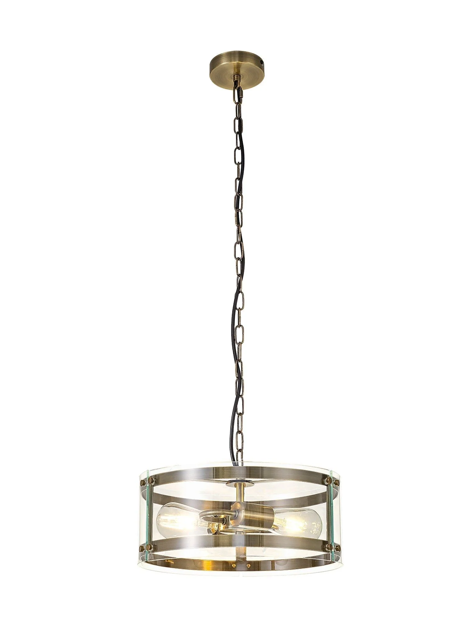 Portland 2/4Lt Centre Ceiling Light - Various Finishes - Image 3
