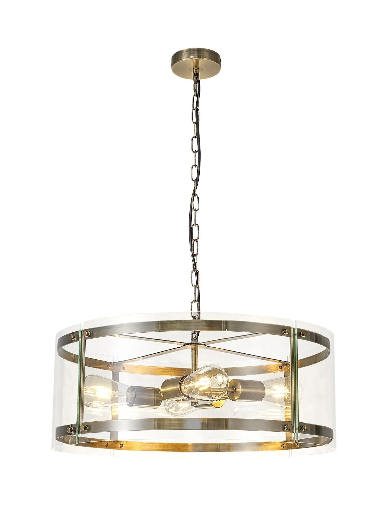 Portland 2/4Lt Centre Ceiling Light - Various Finishes - Image 6