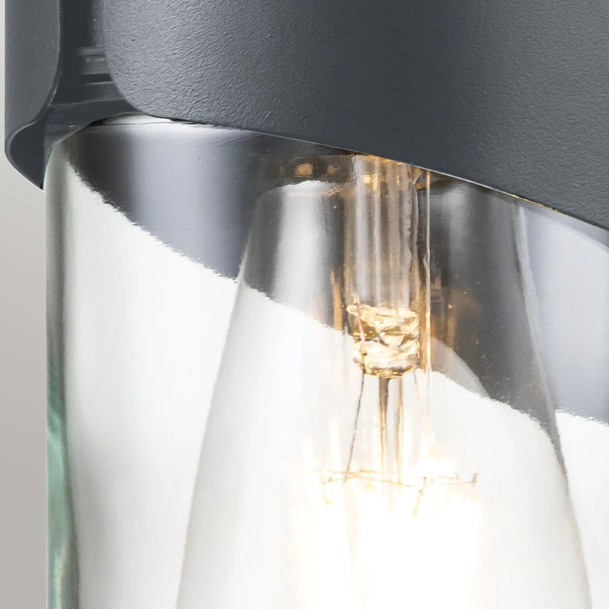 Porto 1 Light Wall Lantern - Grey - Image 3