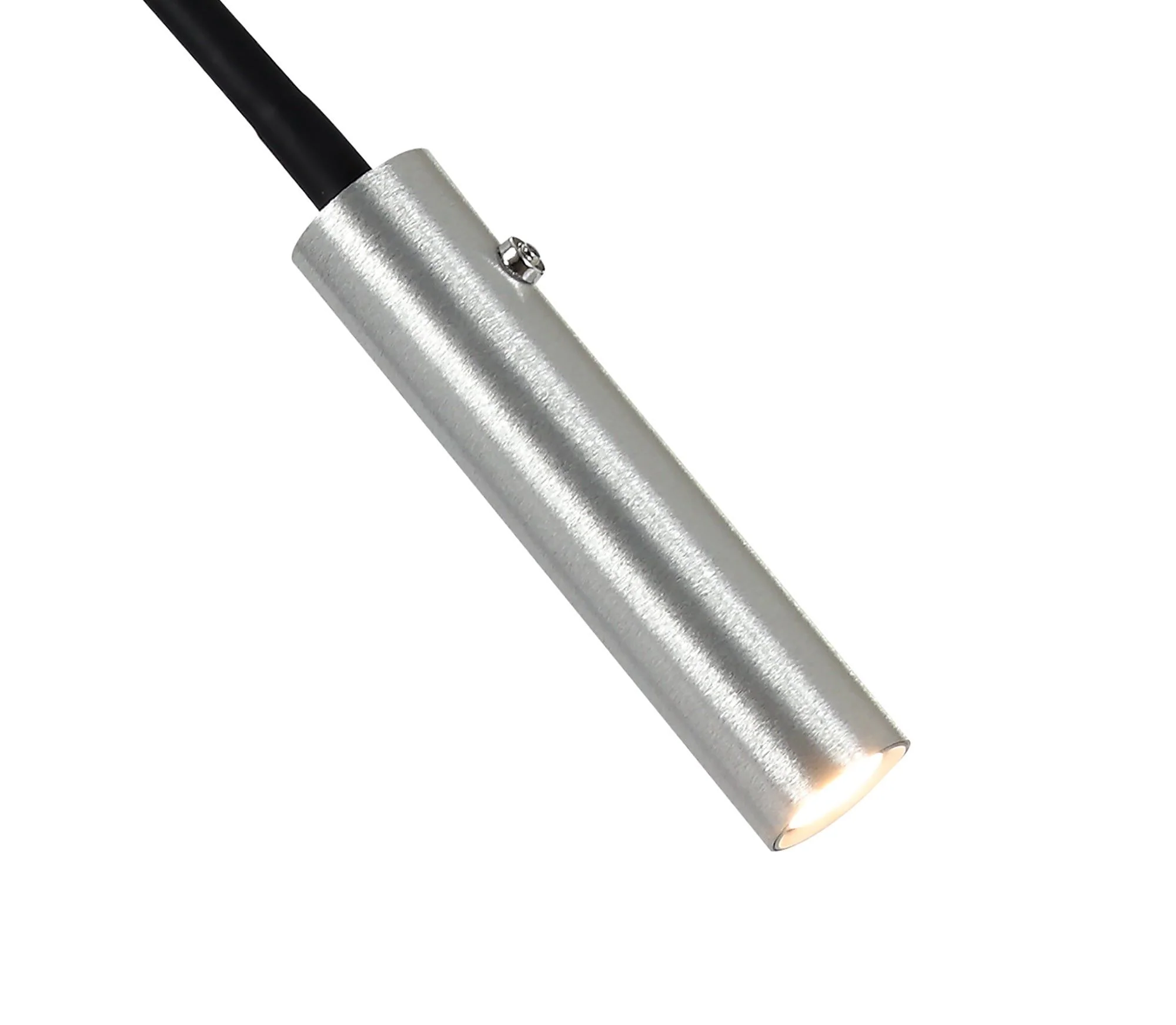 Porto Table Lamp, 1 Light Adjustable Switched, 1 x 7W LED, 3000K, 436lm, Black & Aluminium/Black & Satin Copper, 3yrs Warranty - Image 3