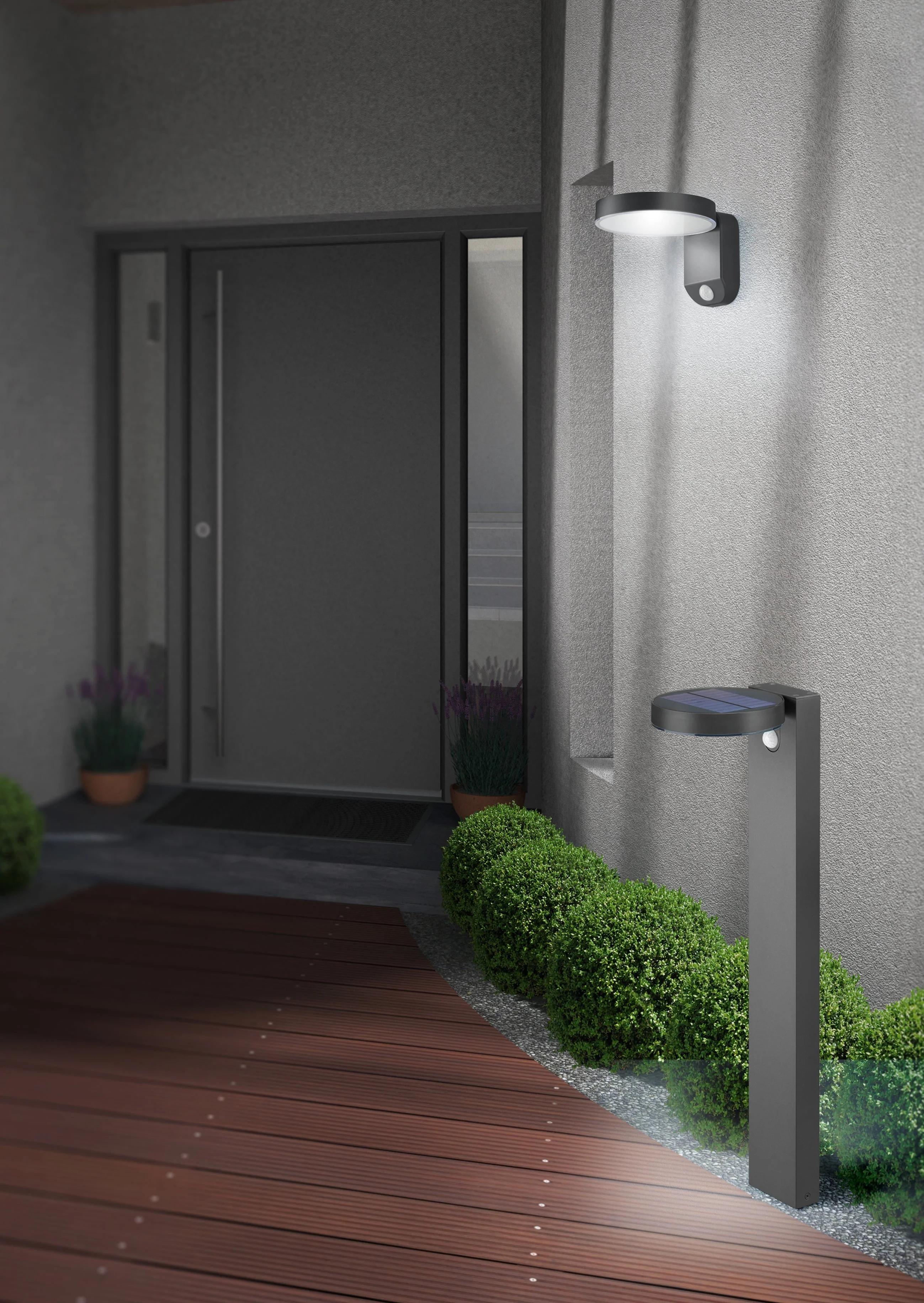 Posadas LED Solar Wall Light - Image 3
