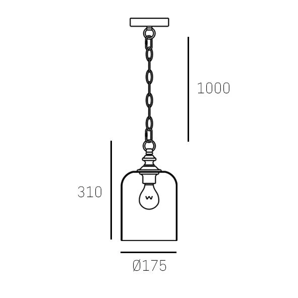 Prague Pendant Lamp- Various Finishes - Image 7