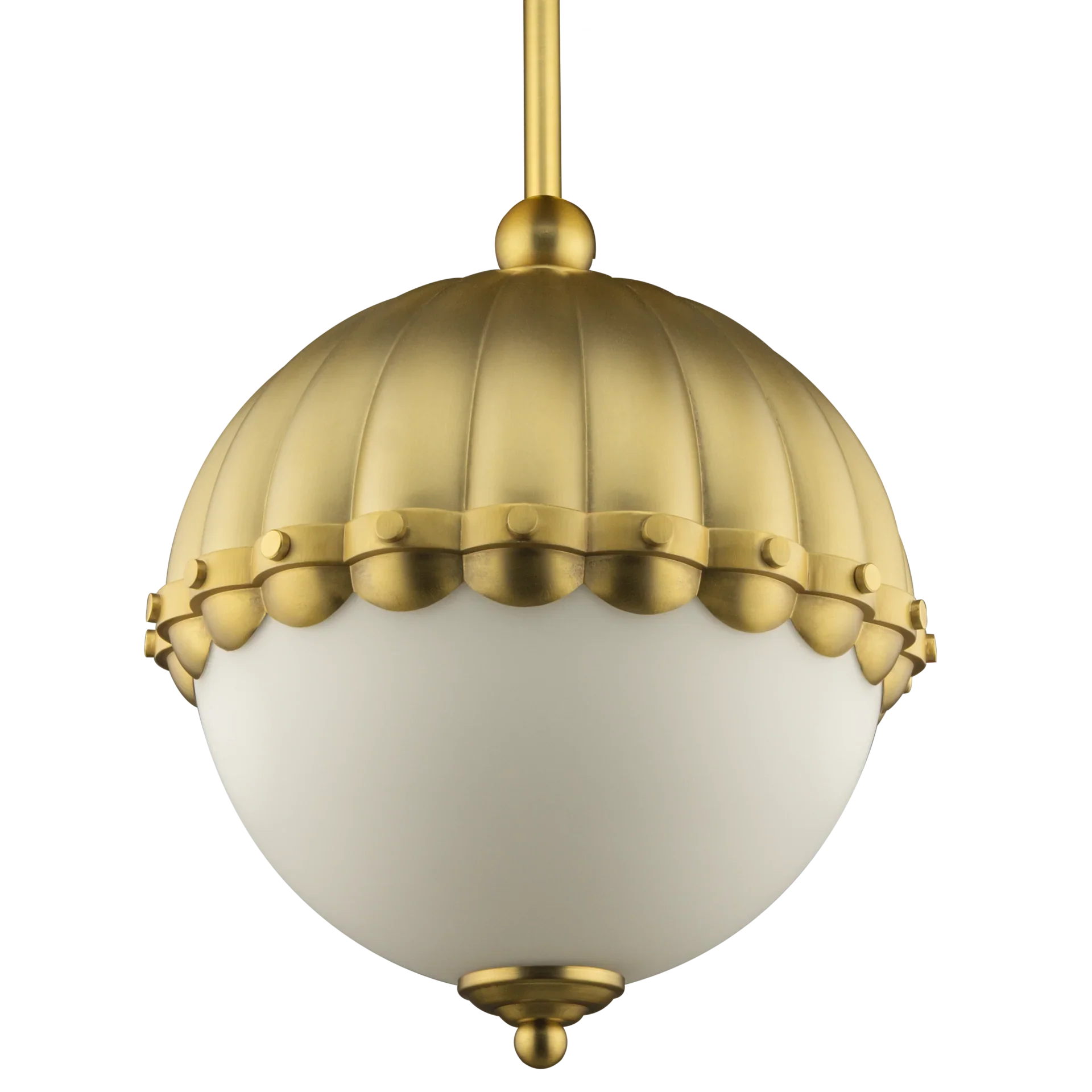 Pralines White/Black/Brass Pendant - Image 3