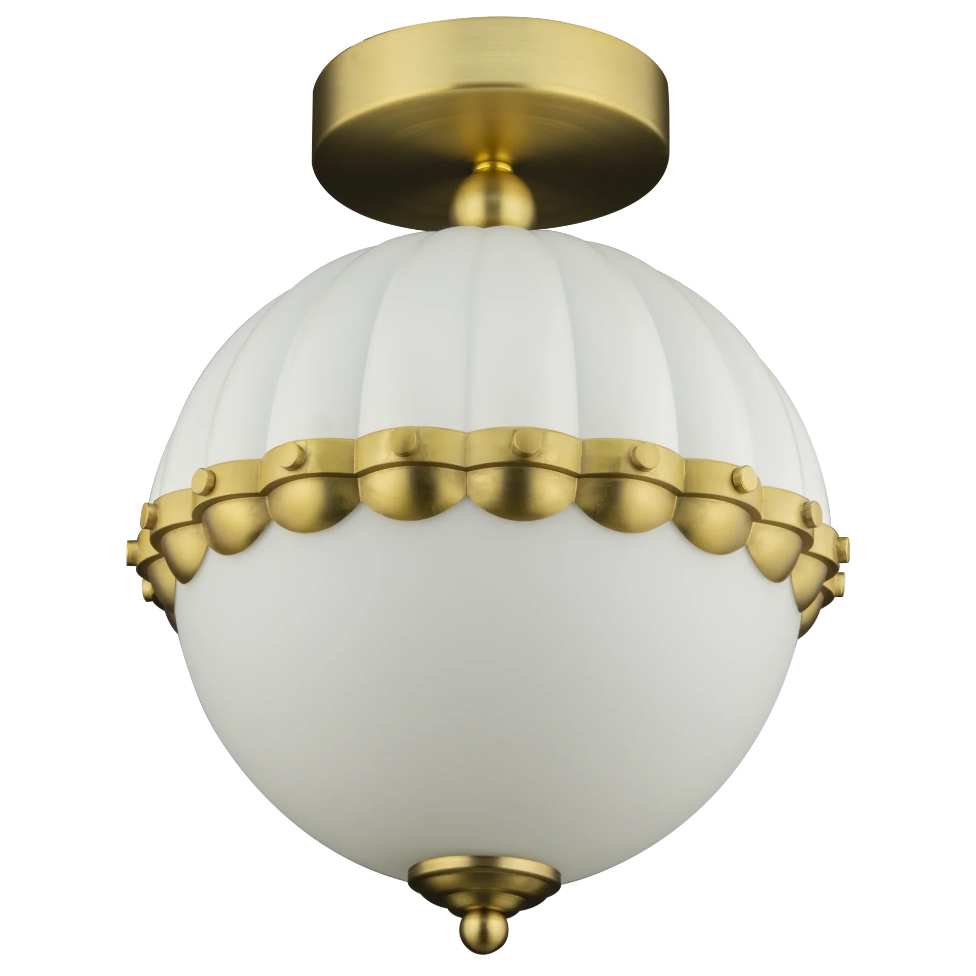 Pralines White/Black/Brass Pendant - Image 7