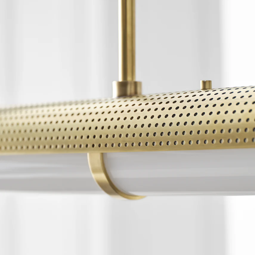 Precision Large Linear Chandelier - Various Finishes - Image 10