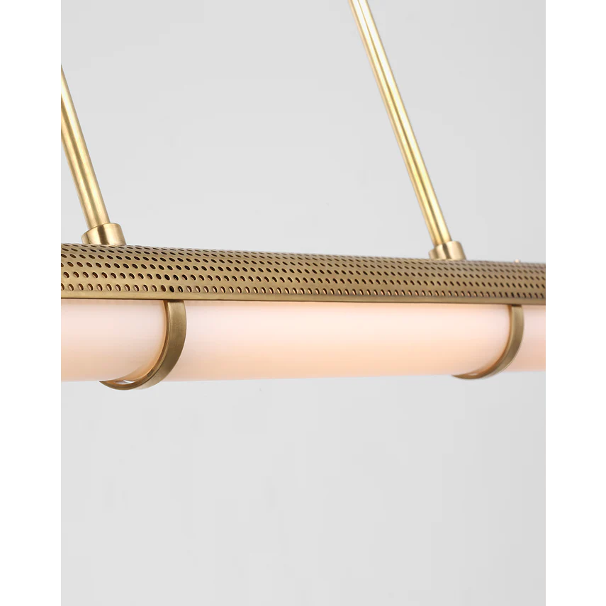 Precision Large Linear Chandelier - Various Finishes - Image 6