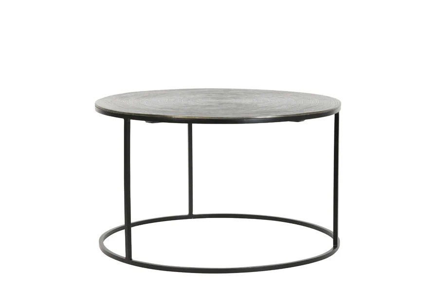 Primo Coffee Table - Black & Bronze/Matt Black Finish - Image 5