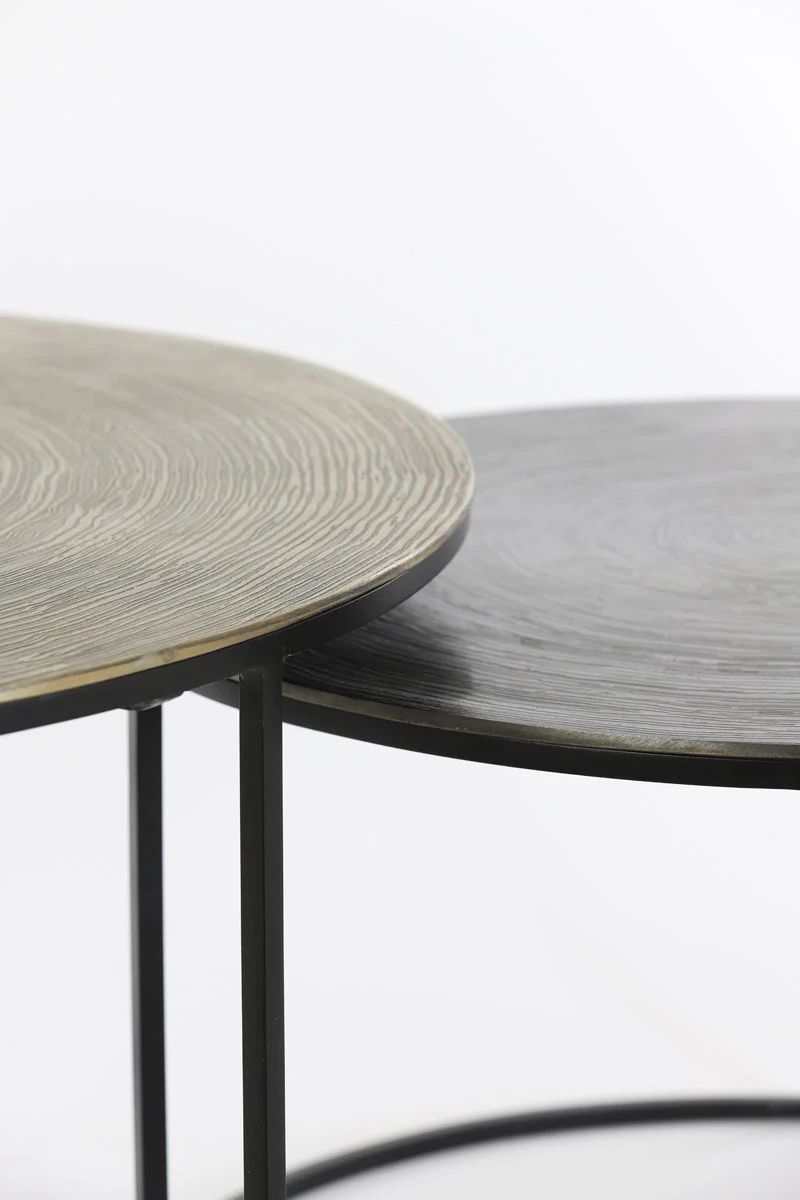 Primo Coffee Table - Black & Bronze/Matt Black Finish - Image 7