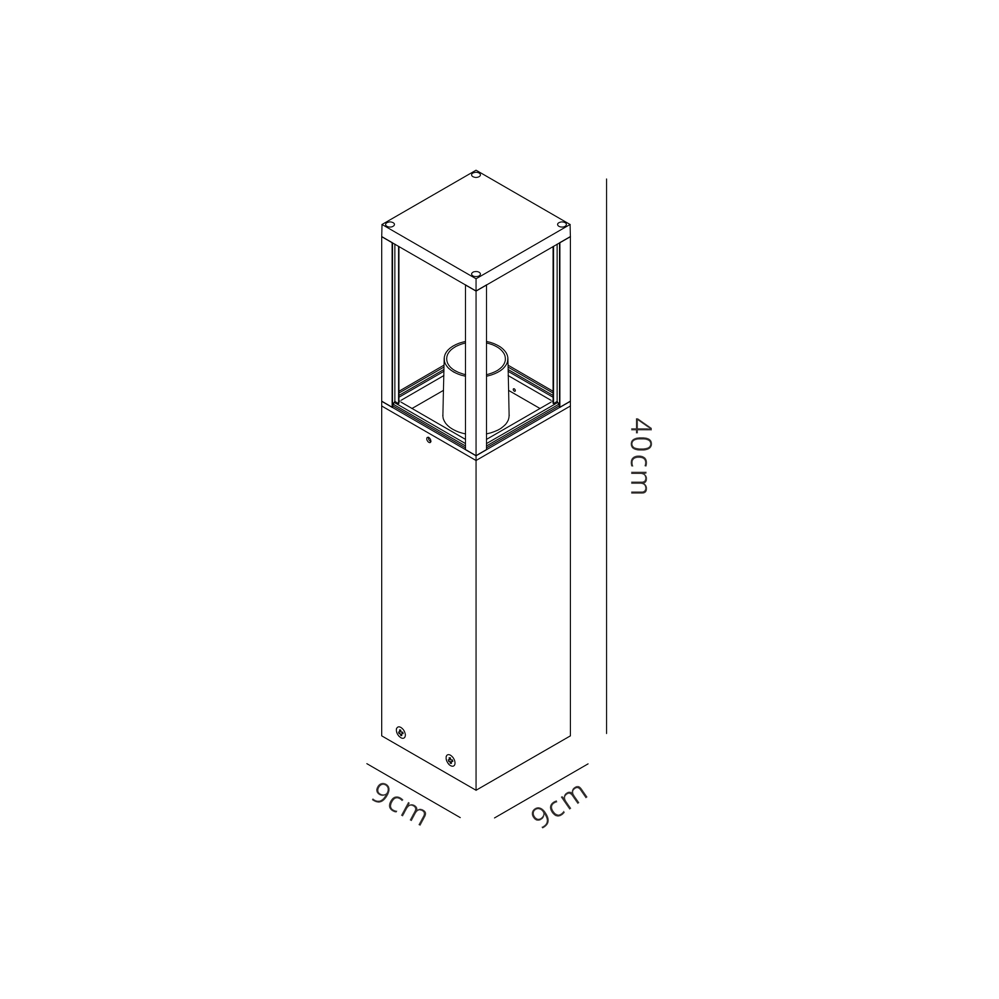 Privins 40cm/60cm/80cm Bollard Lights - Image 15