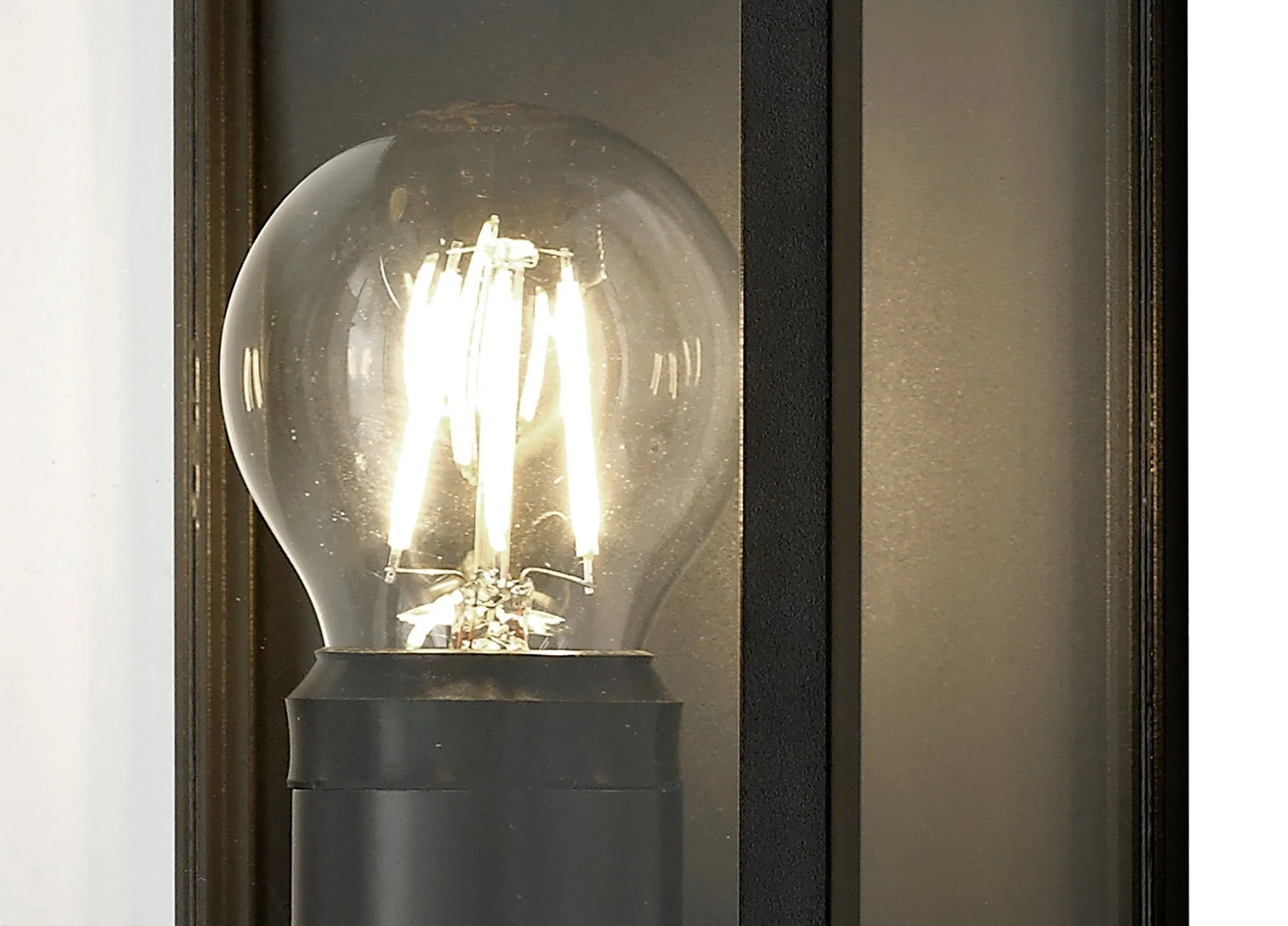 Privins Flush Wall Lamp, 1 x E27, IP54, Graphite Black, 2yrs Warranty - Image 5