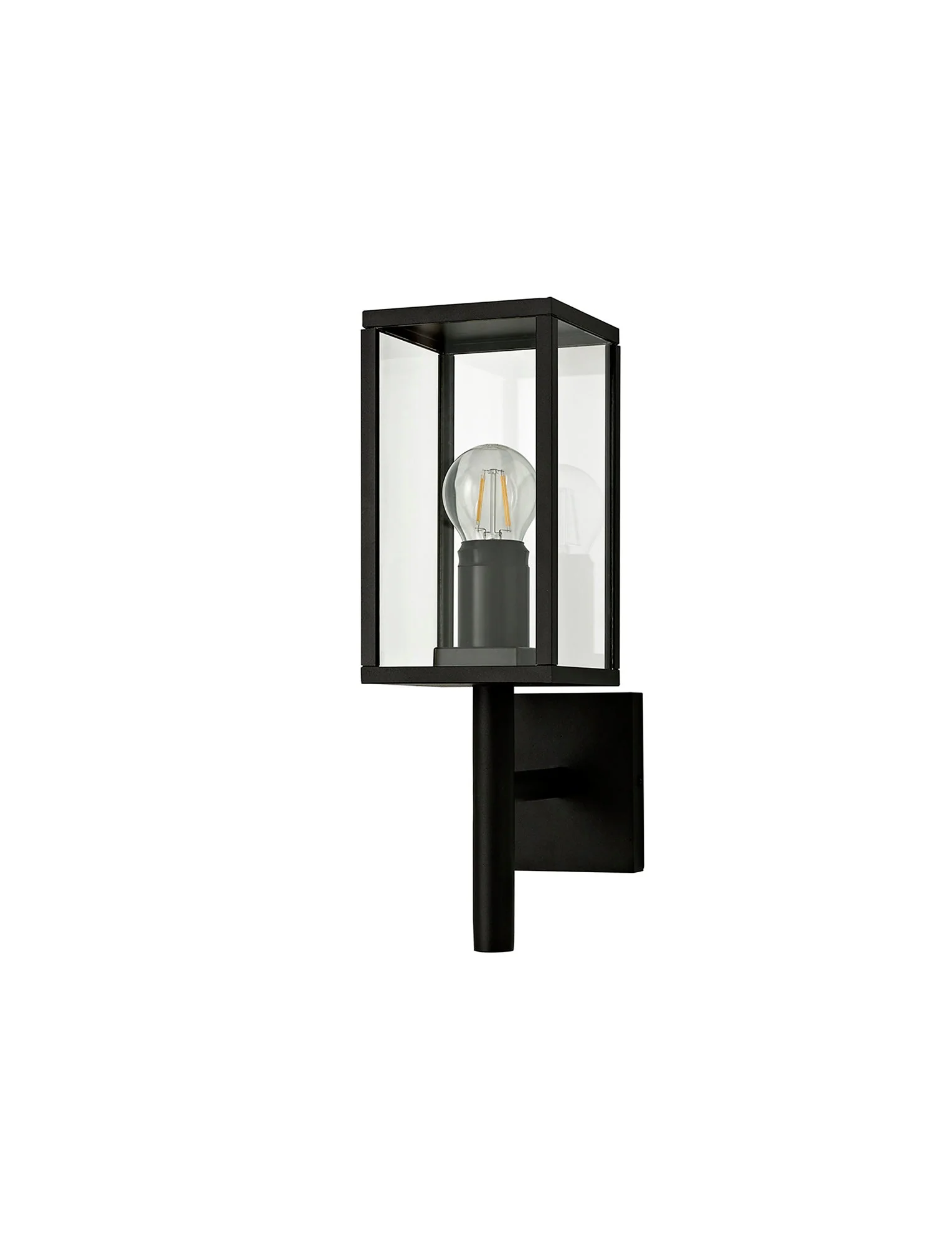 Privins Upward Wall Lamp, 1 x E27, IP54, Graphite Black, 2yrs Warranty - Image 5