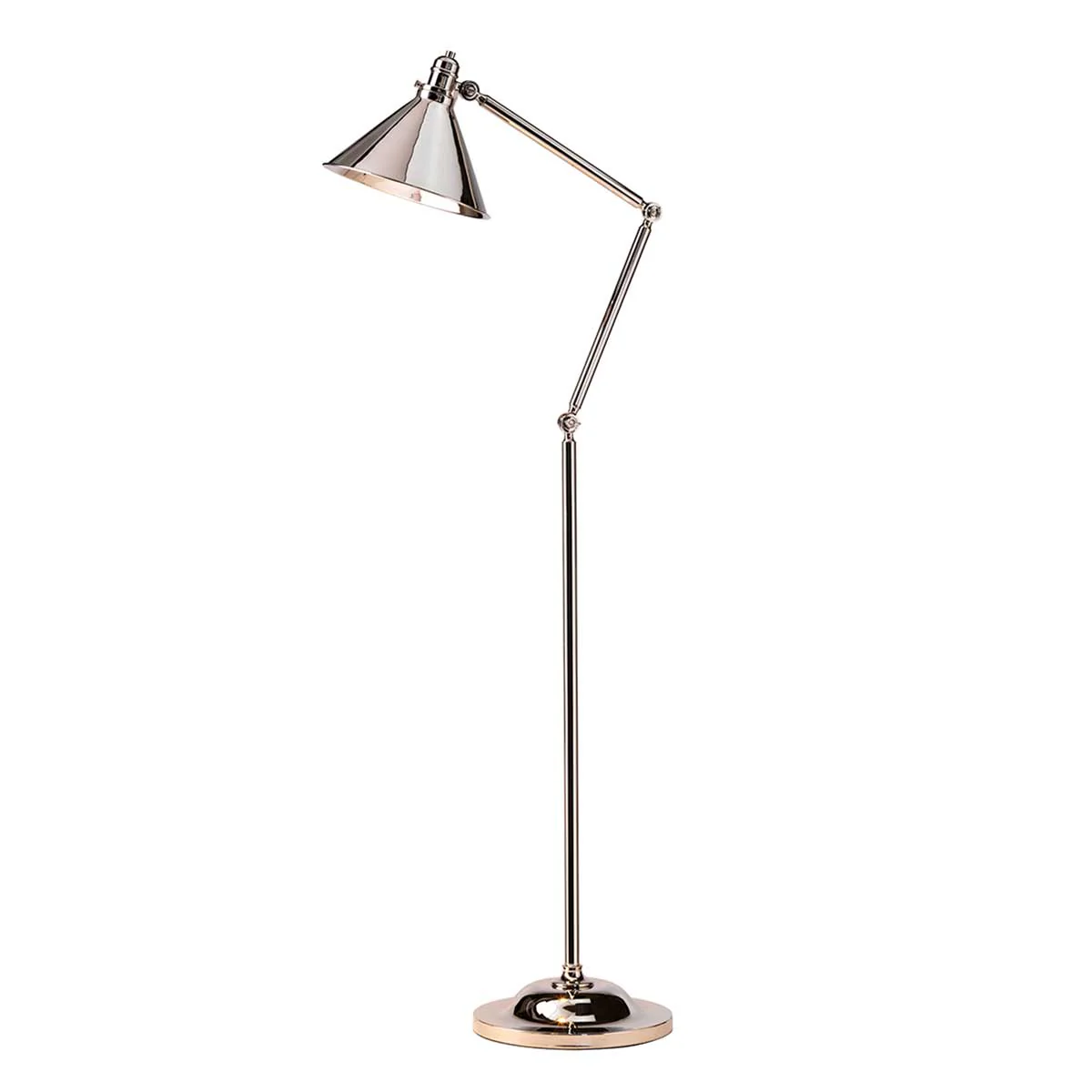 Provence 1 Light Floor Lamp In Various Finishes Brass E27 - Image 3