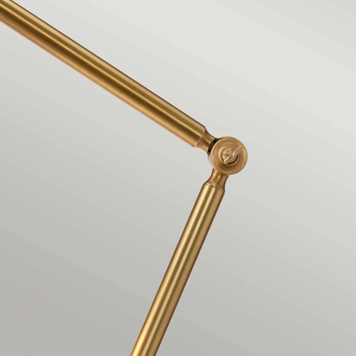 Provence 1 Light Floor Lamp In Various Finishes Brass E27 - Image 5
