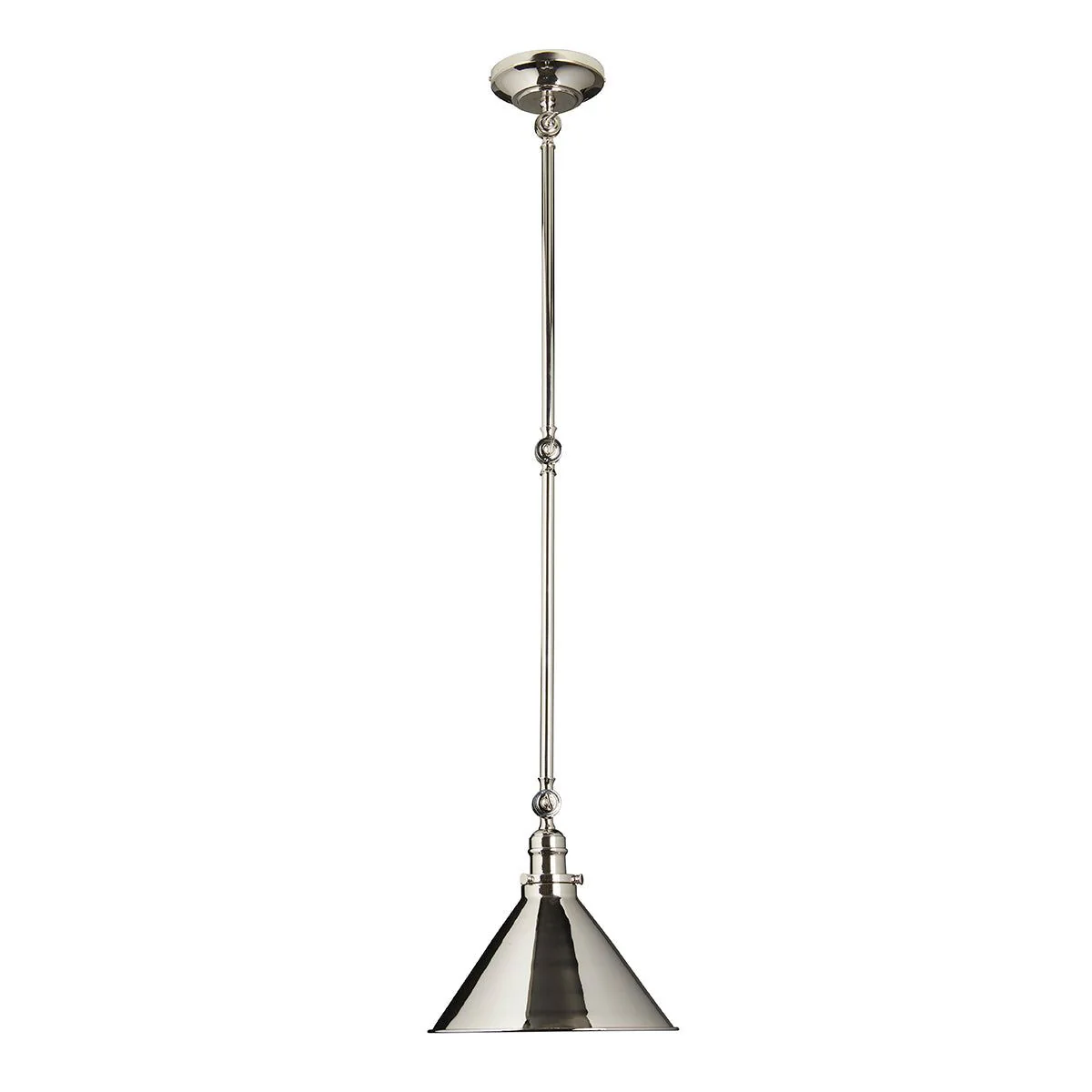 Provence 1Lt Pendant Ceiling Light - Polished Nickel/Polished Copper/Old Bronze/Aged Brass Finish - Image 2