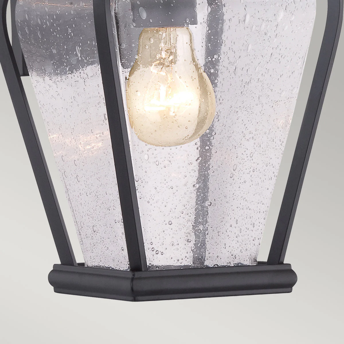 Province Wall Lantern – Mystic Black Finish - Image 4