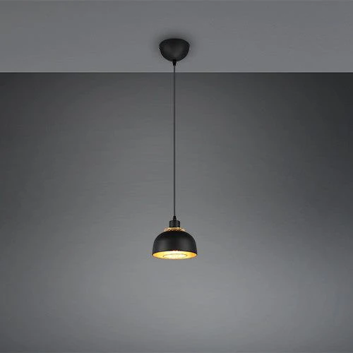Punch Small/Large Hanging Lamp - Matt Black Finish - Image 3