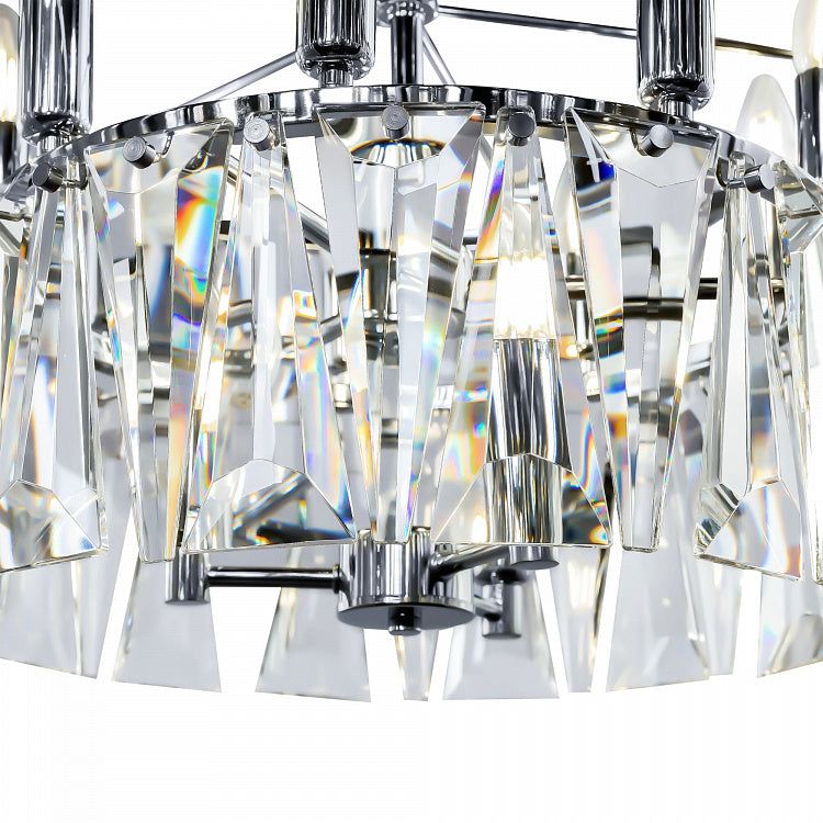 Puntes 4/6/12/18Lt Crystal Ceiling Light - Chrome/Gold Finish - Image 13