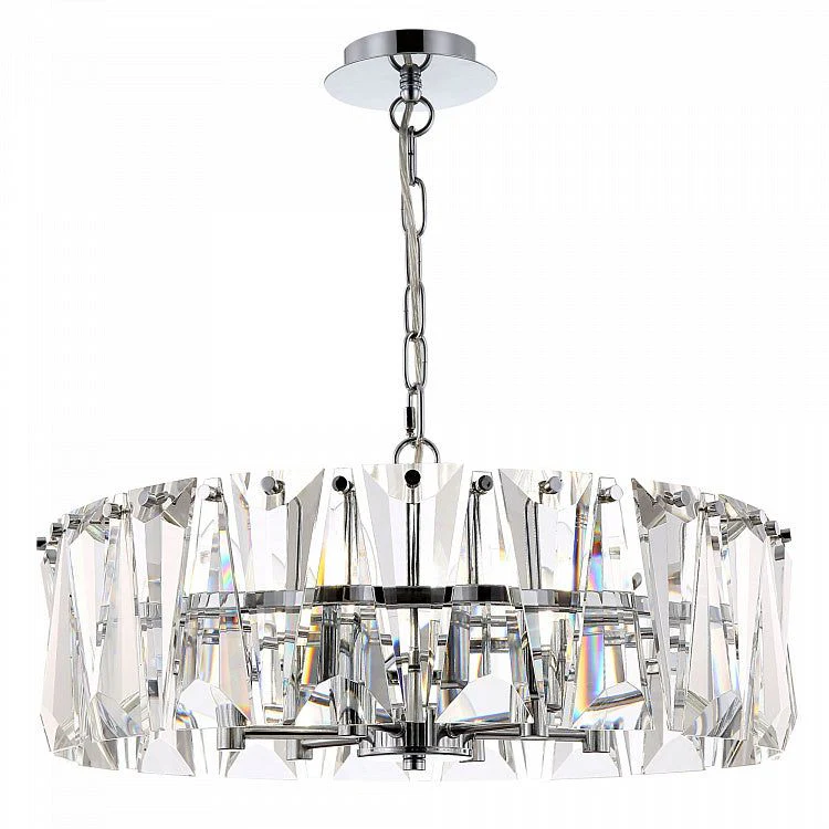Puntes 4/6/12/18Lt Crystal Ceiling Light - Chrome/Gold Finish - Image 4