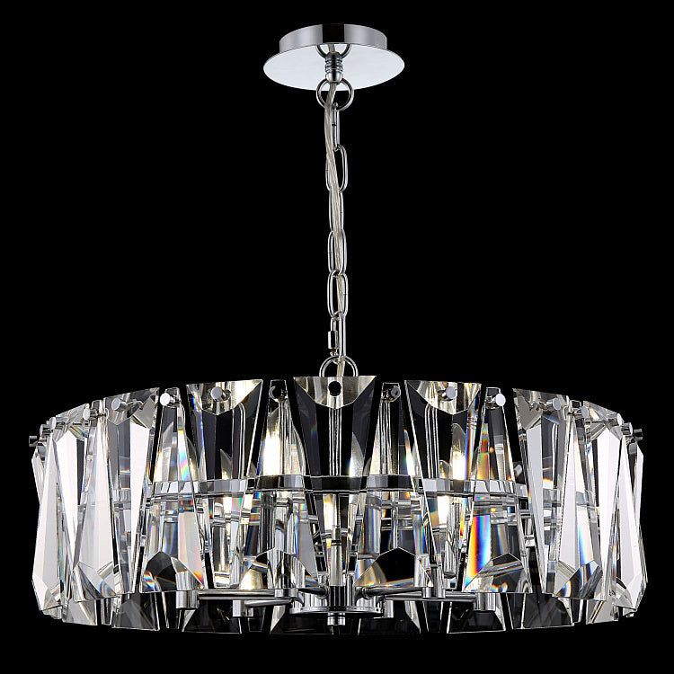 Puntes 4/6/12/18Lt Crystal Ceiling Light - Chrome/Gold Finish - Image 5