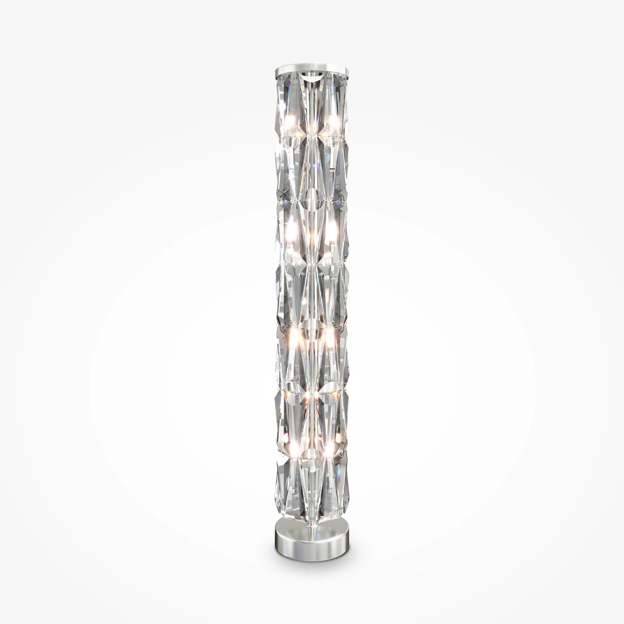 Puntes Floor lamp E14 - Chrome & White/Gold & White Finish - Image 3