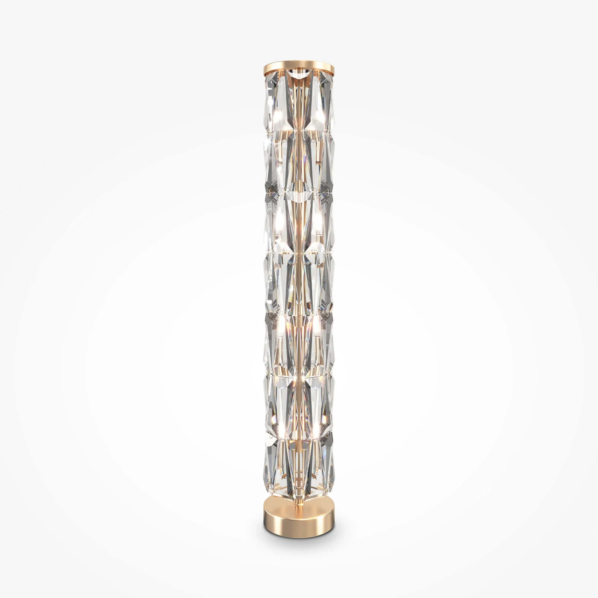 Puntes Floor lamp E14 - Chrome & White/Gold & White Finish - Image 5