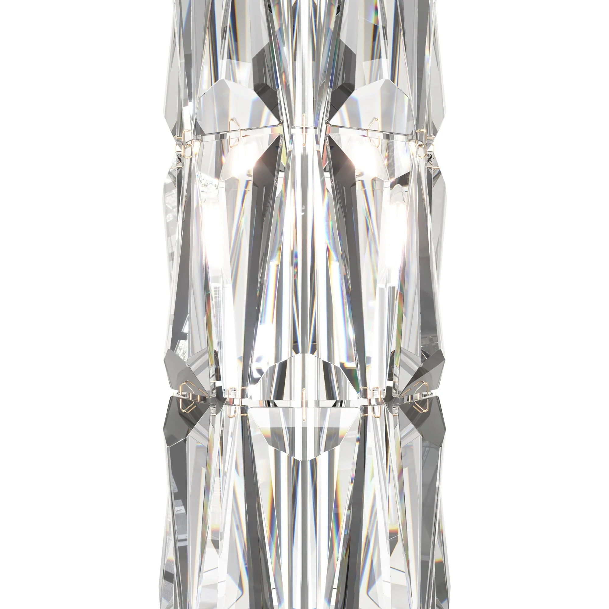 Puntes Floor lamp E14 - Chrome & White/Gold & White Finish - Image 7
