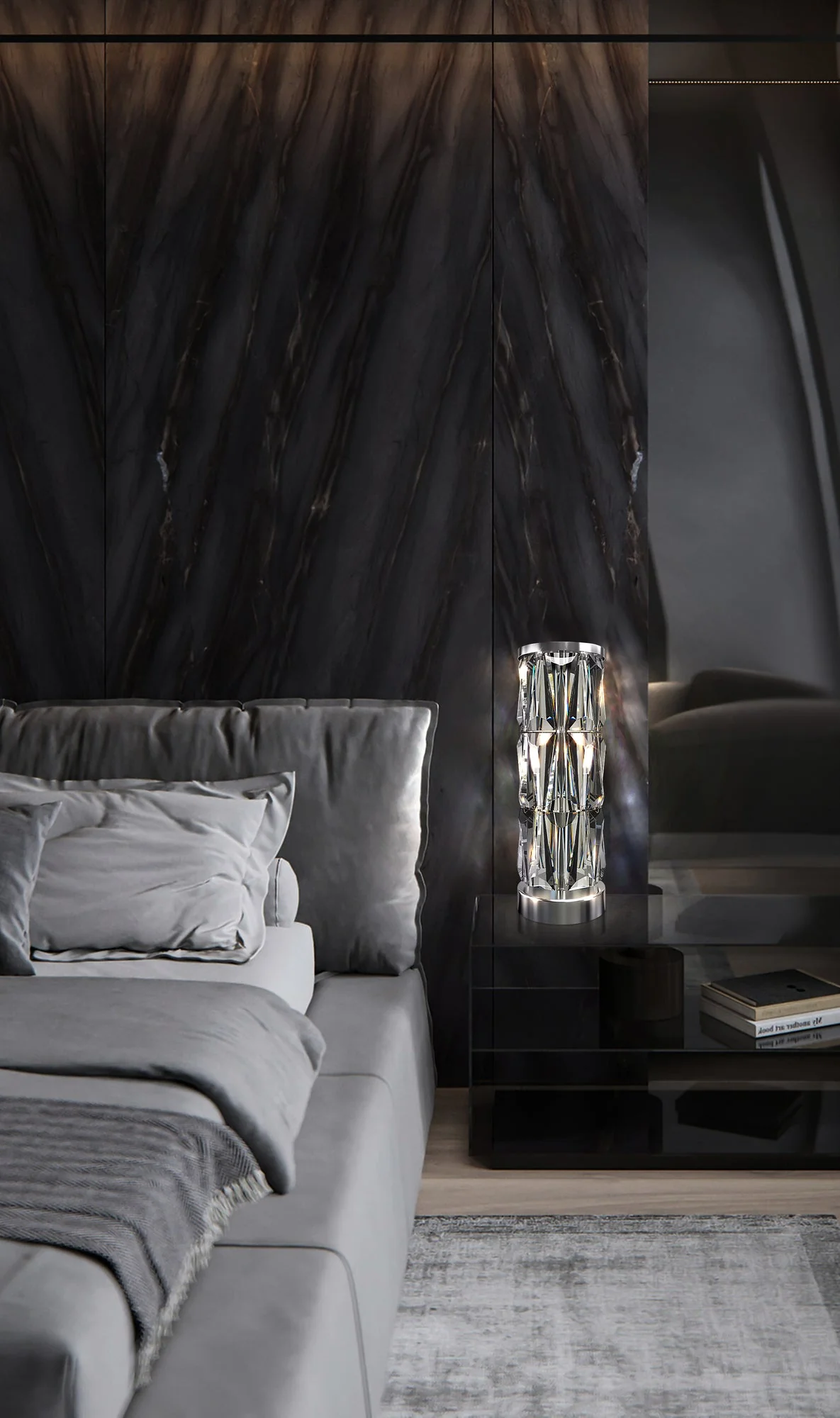 Puntes Table Lamp - Chrome/Gold Finish - Image 3
