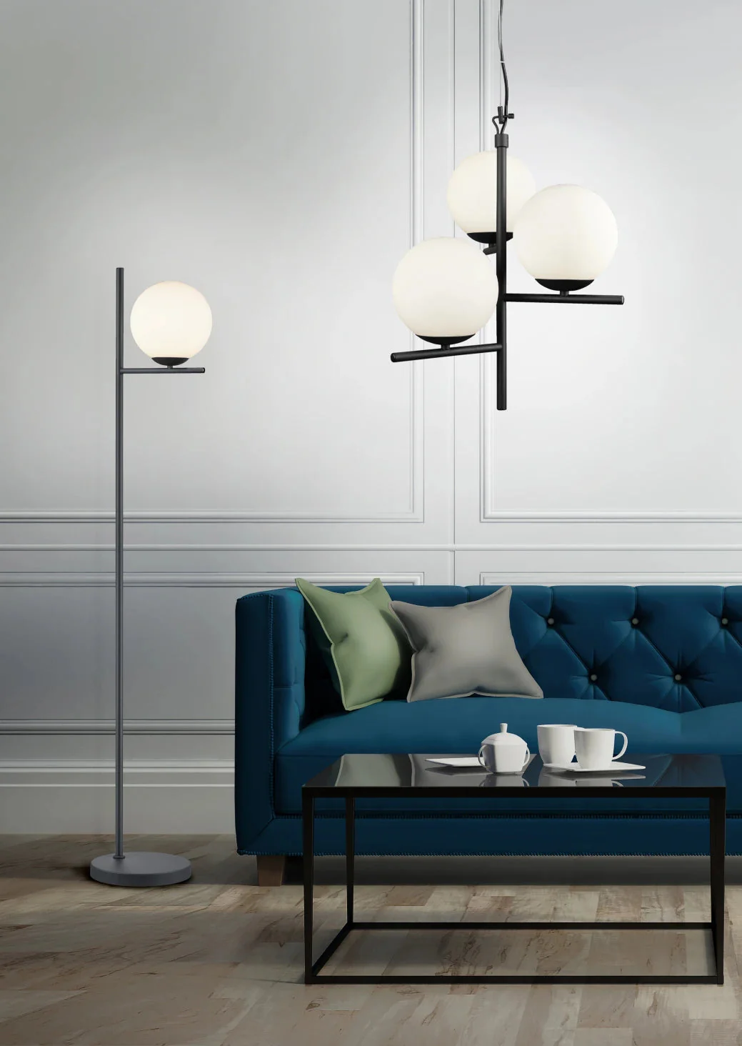 Pure Modern Floor Lamp - Various Colours - Image 4