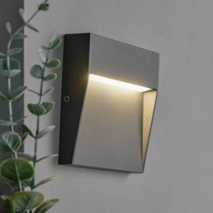 Puya 10/16cm LED  Square Wall Light- Anthracite Finish - Image 2