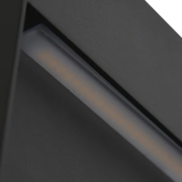 Puya 10/16cm LED  Square Wall Light- Anthracite Finish - Image 6