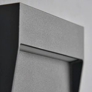 Puya 10/16cm LED  Square Wall Light- Anthracite Finish - Image 8