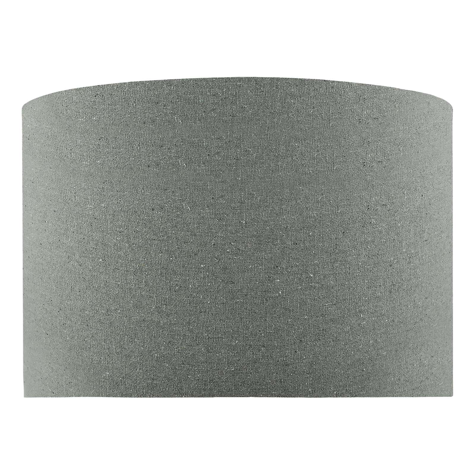 Pyramid Grey Linen Drum Shade 46cm - Image 3