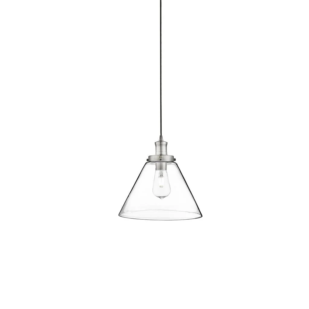 Pyramid Pendant Ceiling Light - Various Finishes - Image 10
